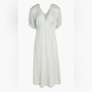 AMERICAN VINTAGE Karow gathered jacquard midi dress